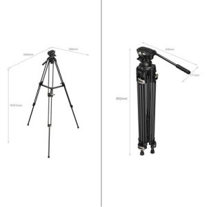 SmallRig Heavy Duty Fluid Head Tripod AD-01 3751 - Ảnh 9