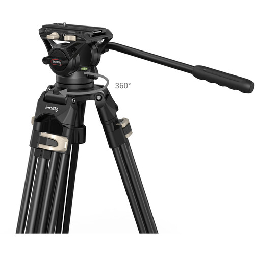 SmallRig Heavy Duty Fluid Head Tripod AD-01 3751 - Ảnh 3