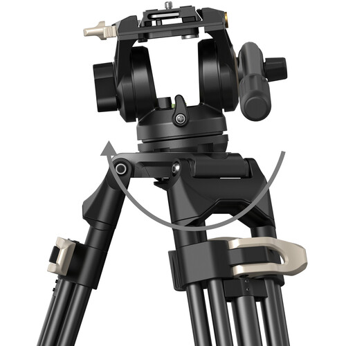 SmallRig Heavy Duty Fluid Head Tripod AD-01 3751 - Ảnh 4