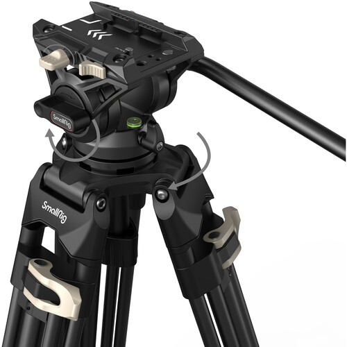 SmallRig Heavy Duty Fluid Head Tripod AD-01 3751 - Ảnh 8