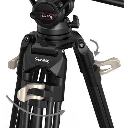 SmallRig Heavy Duty Fluid Head Tripod AD-01 3751 - Ảnh 5