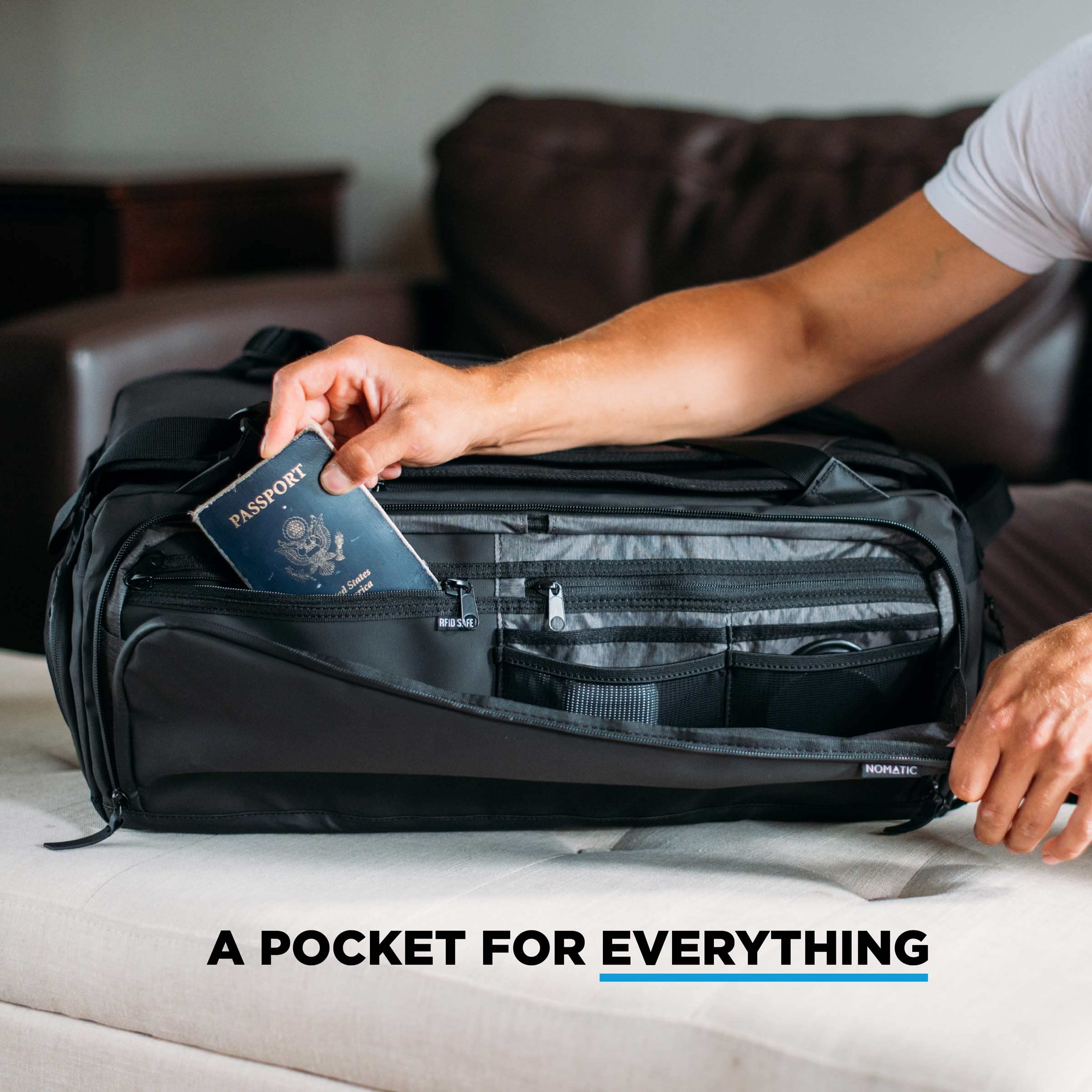 Túi du lịch Nomatic 40L Travel Bag V2 TRBG40-BLK-02 - Ảnh 3
