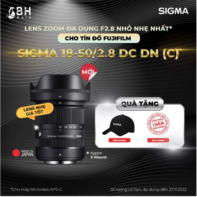 Sigma 18-50mm f/2.8 DC DN (C) (For Fujifilm X-Mount) | Chính Hãng - Ảnh 5