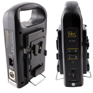 Sạc pin V-mount Rolux RL-2KS New 2 Channel