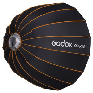 Softbox Godox QR-P90 Quick Parabolic with Bowens Mount (không tổ ông) - Ảnh 3