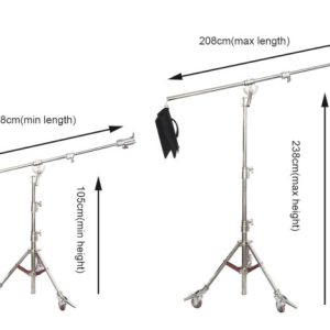 Chân Đèn Meking M6 2in1 Steel Boom
