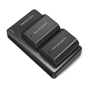 Bộ 2 pin 1 sạc đôi Sony NP-FZ100 dung lượng 2000mAh Ravpower | Chính hãng - Ảnh 2