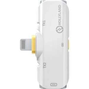 Microphone không dây Hollyland Lark C1 IOS Duo Trắng ( 2 phát 1 thu ) - Chính hãng - Ảnh 5