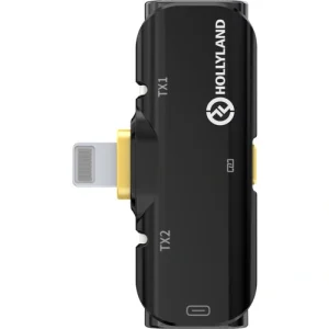 Microphone không dây Hollyland Lark C1 IOS Duo Đen ( 2 phát 1 thu ) - Chính hãng - Ảnh 5