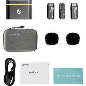 Microphone không dây Hollyland Lark C1 Android Duo Đen ( 2 phát 1 thu ) - Chính hãng - Ảnh 12