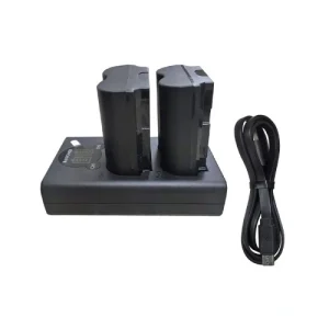 Bộ 2 pin 1 sạc đôi máy ảnh Fujifilm NP-W235 dung lượng 2040mAh Ravpower - Ảnh 2