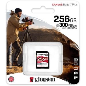 Thẻ nhớ SD Kingston Canvas React Plus 256GB UHS-II V90 300MB/s | Chính Hãng - Ảnh 3