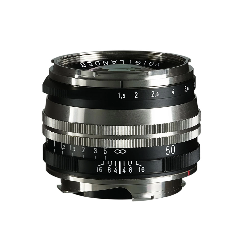 Ống kính Voigtlander NOKTON Vintage Line 50mm F/1.5 VM II ( Nickel ) - Chính hãng