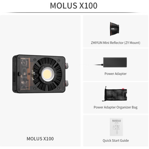 Đèn Led Zhiyun MOLUS X100 Bi-Color - Ảnh 2