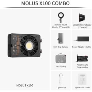 Đèn Led Zhiyun MOLUS X100 Bi-Color Combo - Ảnh 2