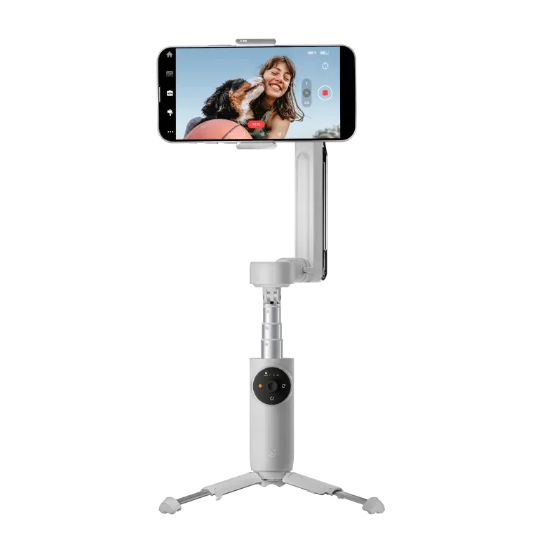 Tay cầm chống rung Insta360 Flow - Standalone cho điện thoại màu xám