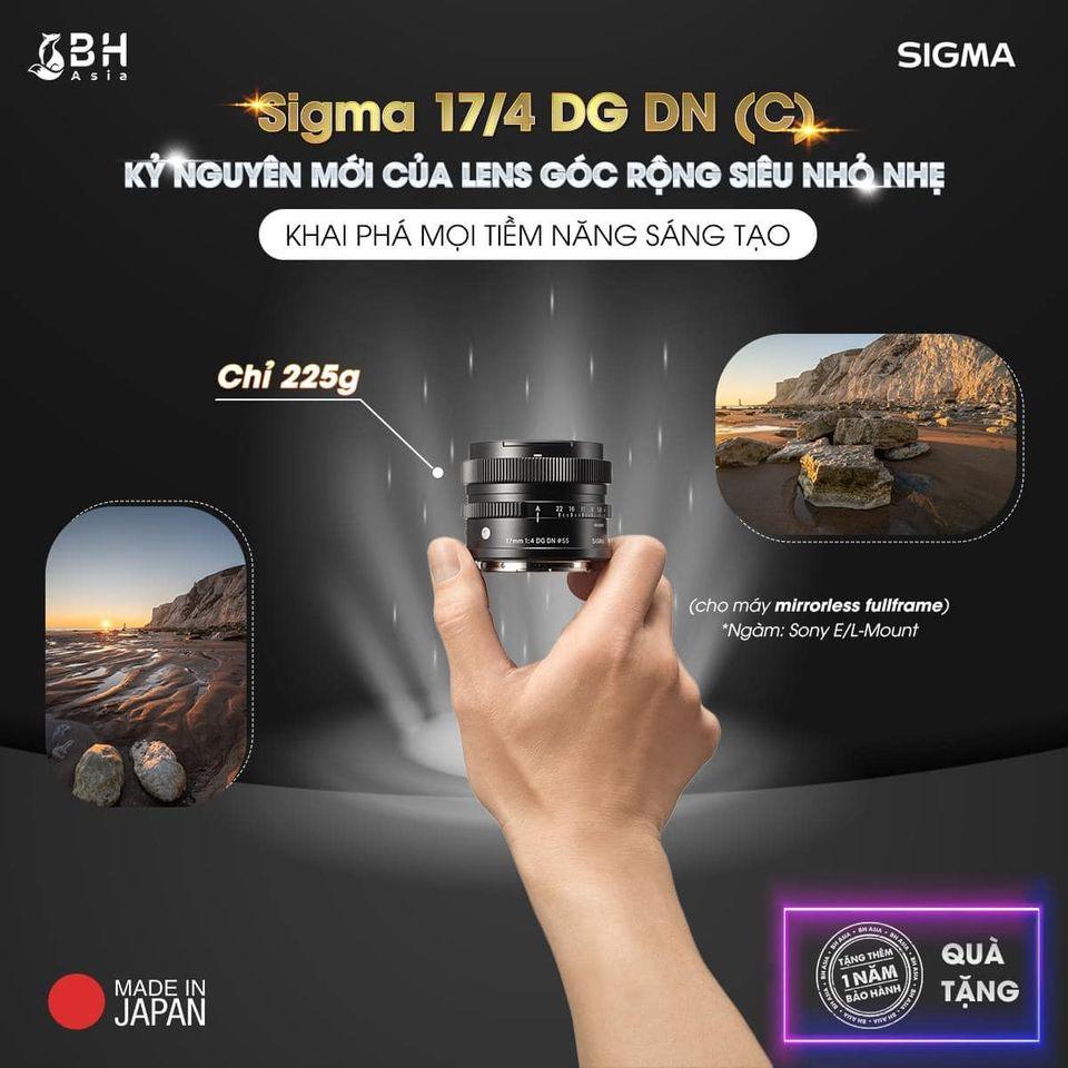 Sigma 17mm f/4 DG DN (C) (For Sony E) | Chính Hãng