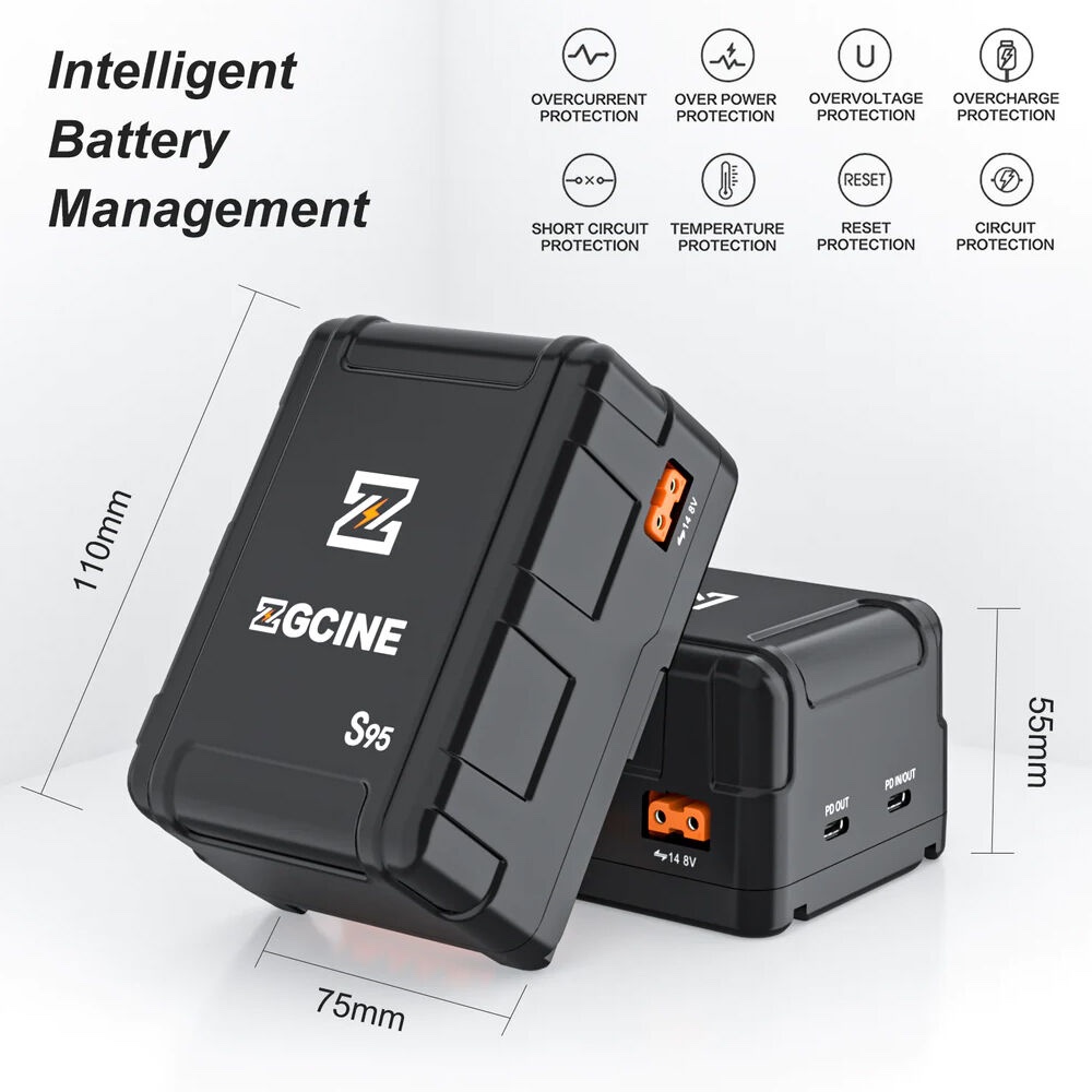 Pin V-mount ZGCINE ZG-S95 - Chính hãng - Ảnh 6