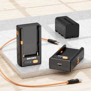 ZGCINE NPF-02 NPF Battery Charger Powering Adapter - Chính hãng - Ảnh 8