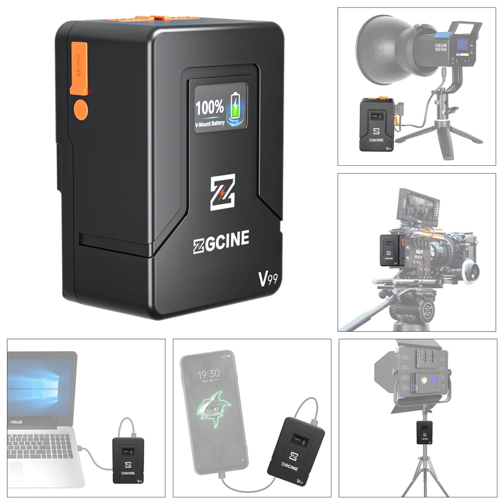 Pin V-mount ZGCINE ZG-V99 - Chính hãng - Ảnh 4
