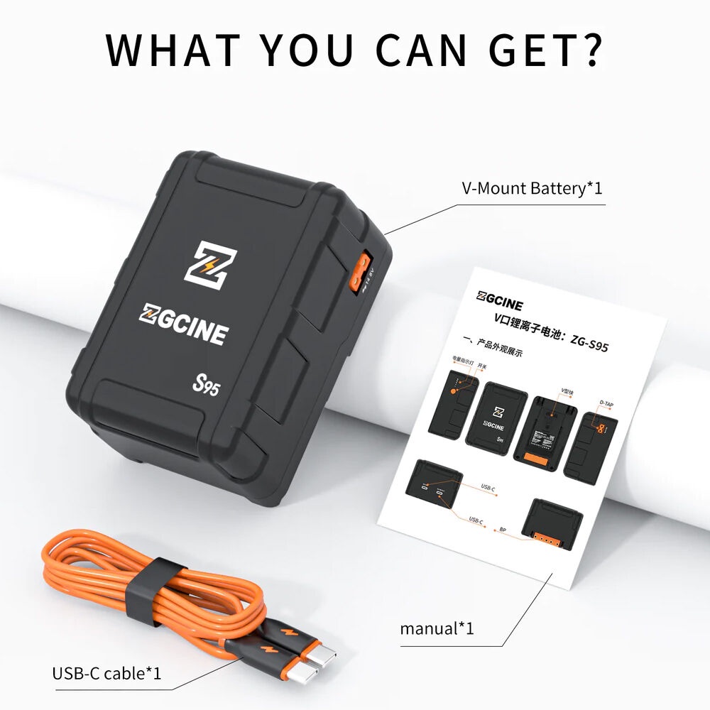 Pin V-mount ZGCINE ZG-S95 - Chính hãng - Ảnh 7