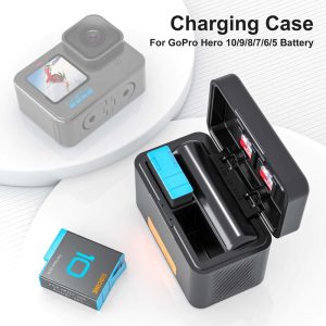ZGCINE Mini Charging Case with 2 x GoPro 901 Batteries - Chính hãng - Ảnh 2