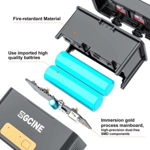 ZGCINE PS-BX Charging Case for Sony NP-BX1 battery (2-bit NO battery) - Chính hãng - Ảnh 7