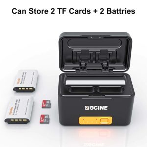 ZGCINE PS-BX Charging Case for Sony NP-BX1 battery (2-bit NO battery) - Chính hãng - Ảnh 2