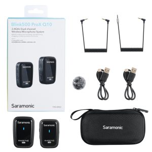 Micro thu âm Saramonic Blink 500 ProX Q10 (RX+TX) - Chính hãng - Ảnh 6