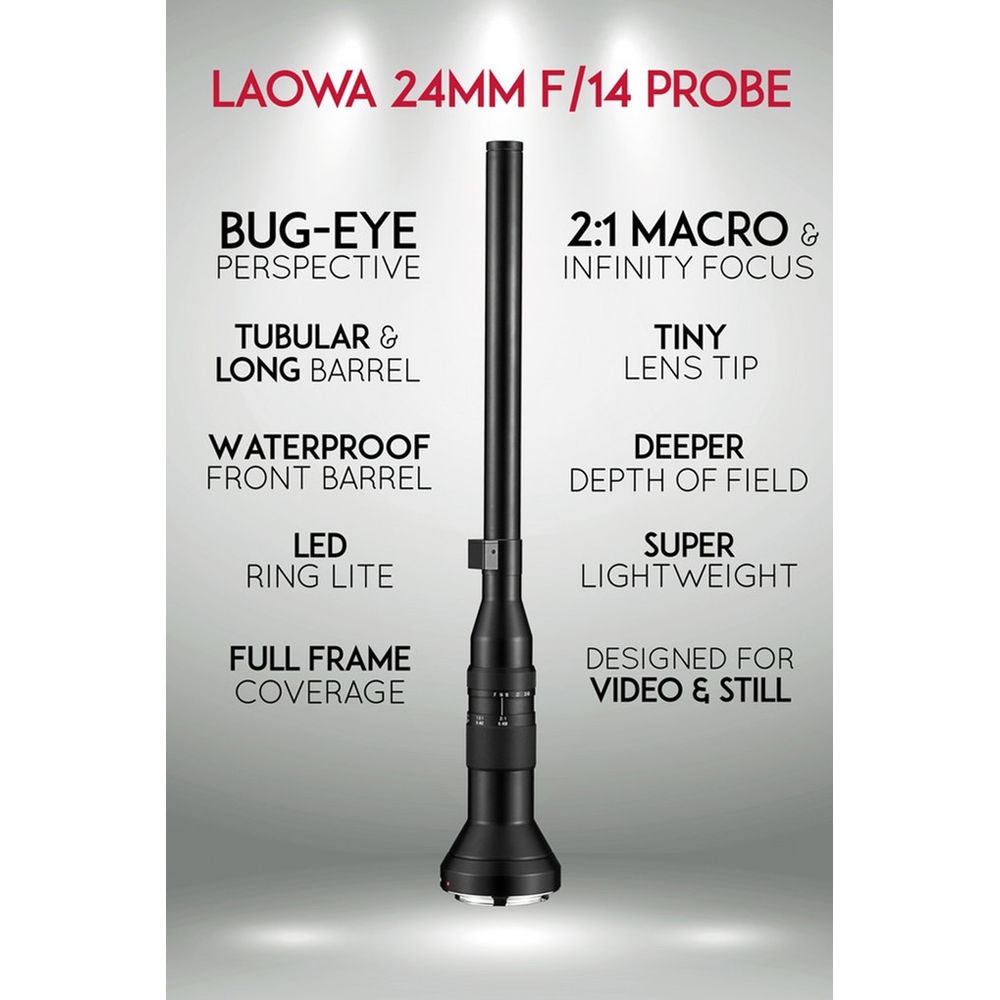 Ống kính Laowa 24mm f/14 2X Macro Probe Standard Version - Chính hãng - Ảnh 9