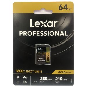 Thẻ nhớ Lexar Professional 1800x SDXC UHS-II U3 V60 64GB | Chính Hãng - Ảnh 2