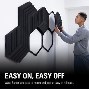 Bộ 2 tấm tiêu âm Elgato Wave Panels - Extension Kit Black - Ảnh 6