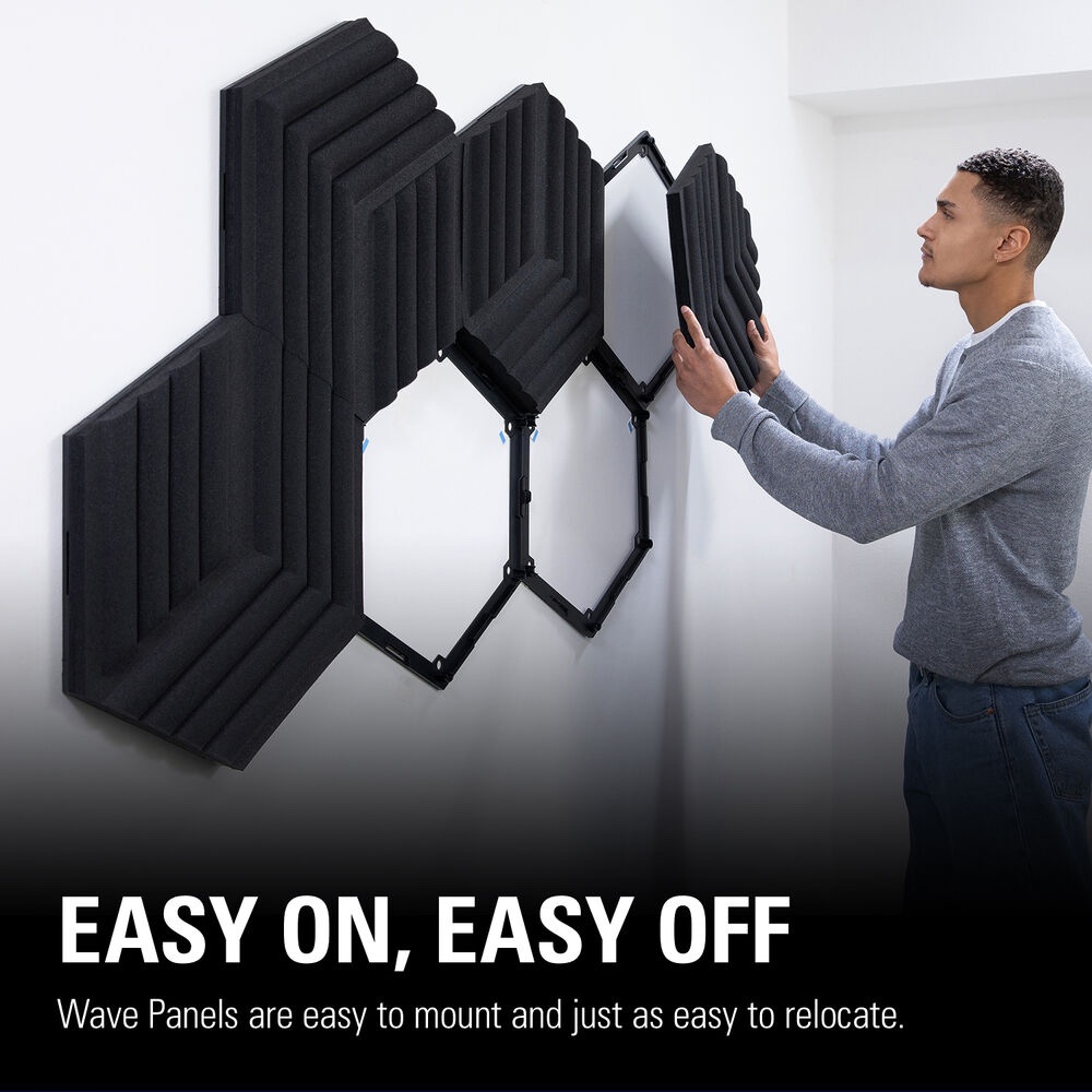 Bộ 2 tấm tiêu âm Elgato Wave Panels - Extension Kit Black - Ảnh 6