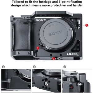 UURig R008 Full Camera Cage for Sony A6400 - 1367 - Ảnh 7