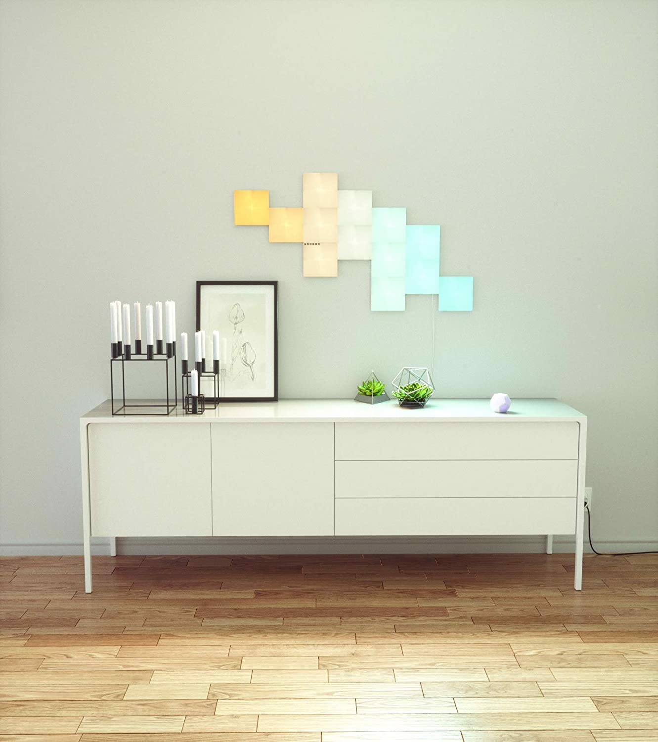 Đèn thông minh Nanoleaf Canvas 4 ô đèn (bộ mở rộng) - Ảnh 3