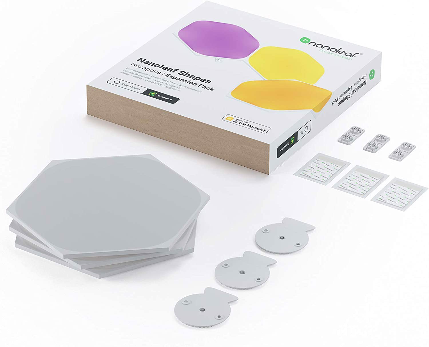 Đèn thông minh Nanoleaf Shapes Lục Giác 3 ô đèn (bộ mở rộng) - Ảnh 2