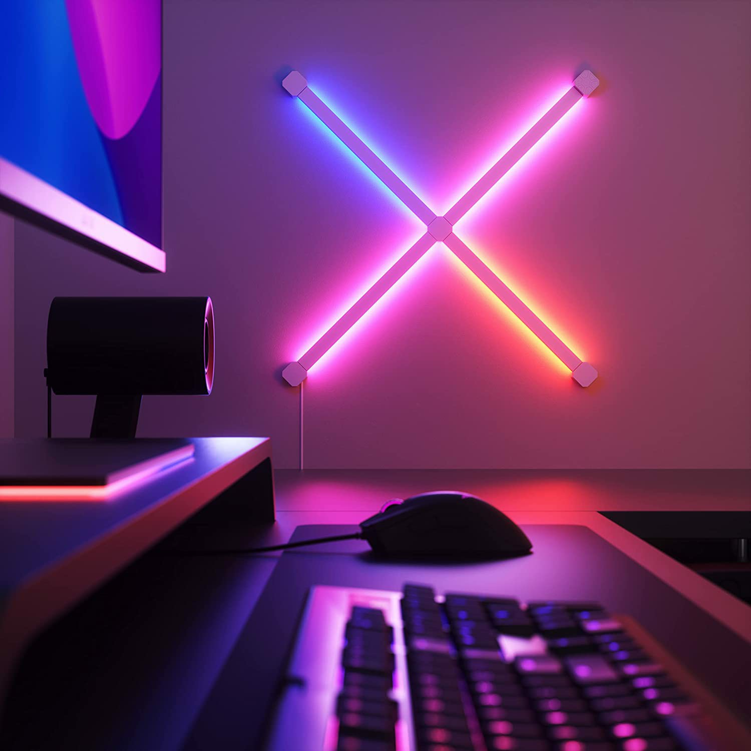 Đèn thông minh Nanoleaf Lines Squared 4 thanh đèn (bộ khởi động) - Ảnh 3