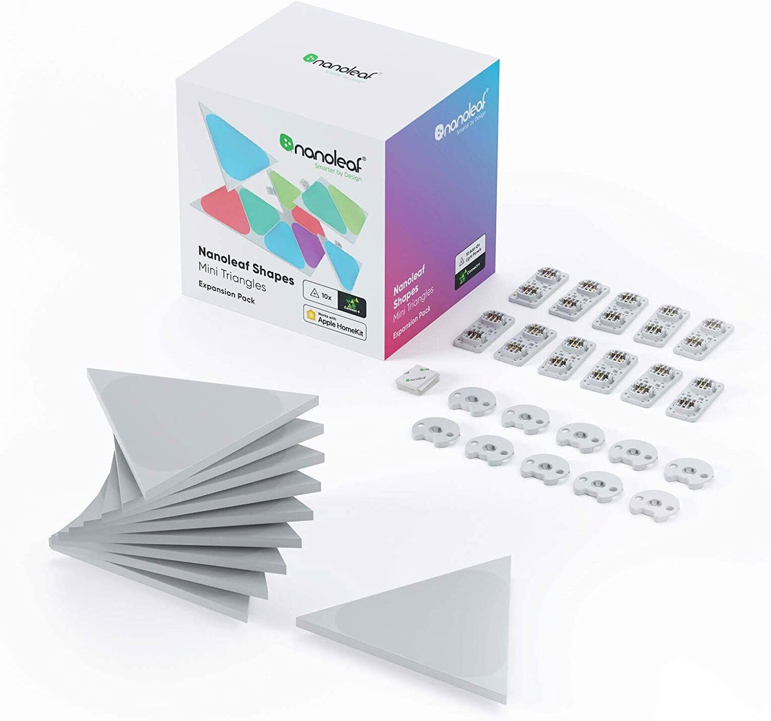 Đèn thông minh Nanoleaf Shapes Tam Giác Mini 10 ô đèn (bộ mở rộng) - Ảnh 2