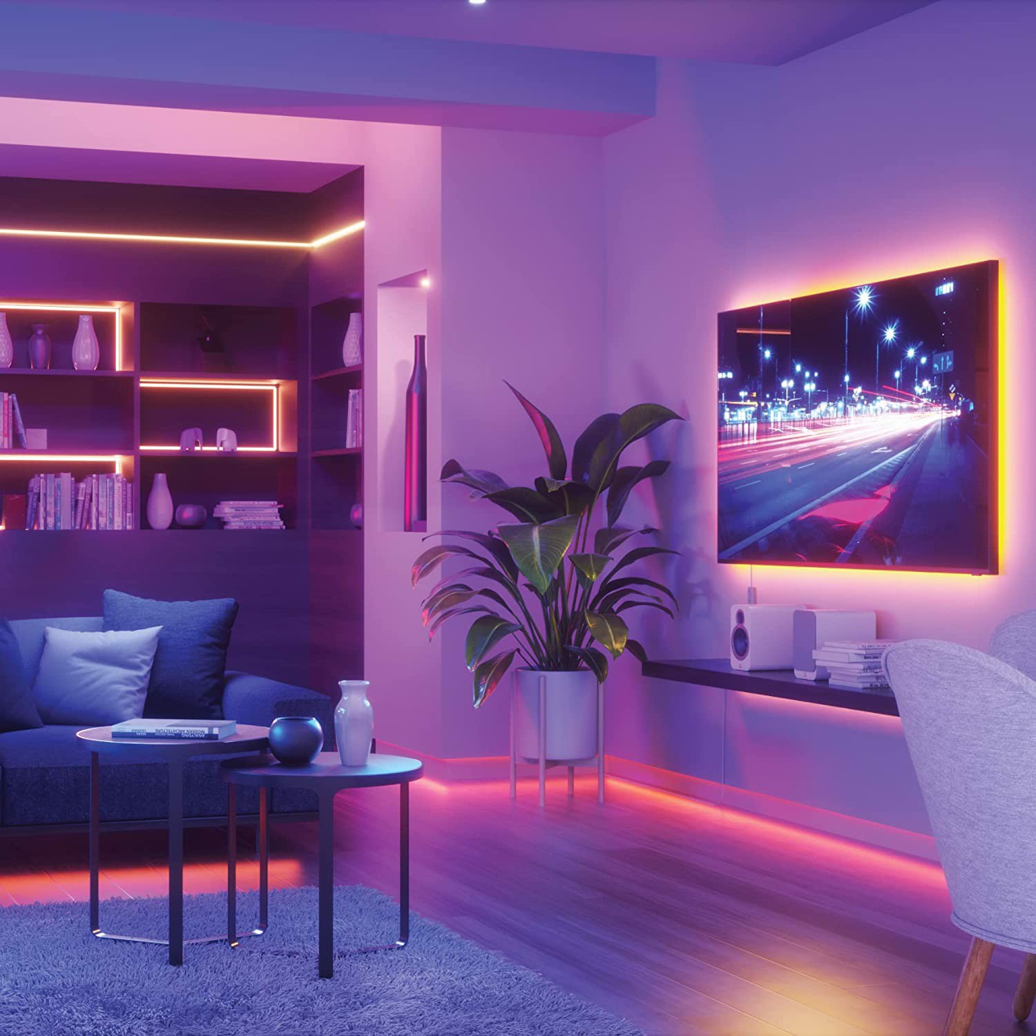 Dây đèn LED thông minh Nanoleaf Essentials Lightstrips 2M (bộ khởi động) - Ảnh 4
