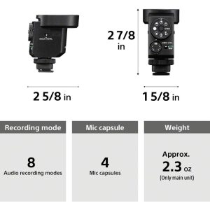 Micro shotgun Sony ECM-M1 - Chính hãng - Ảnh 5
