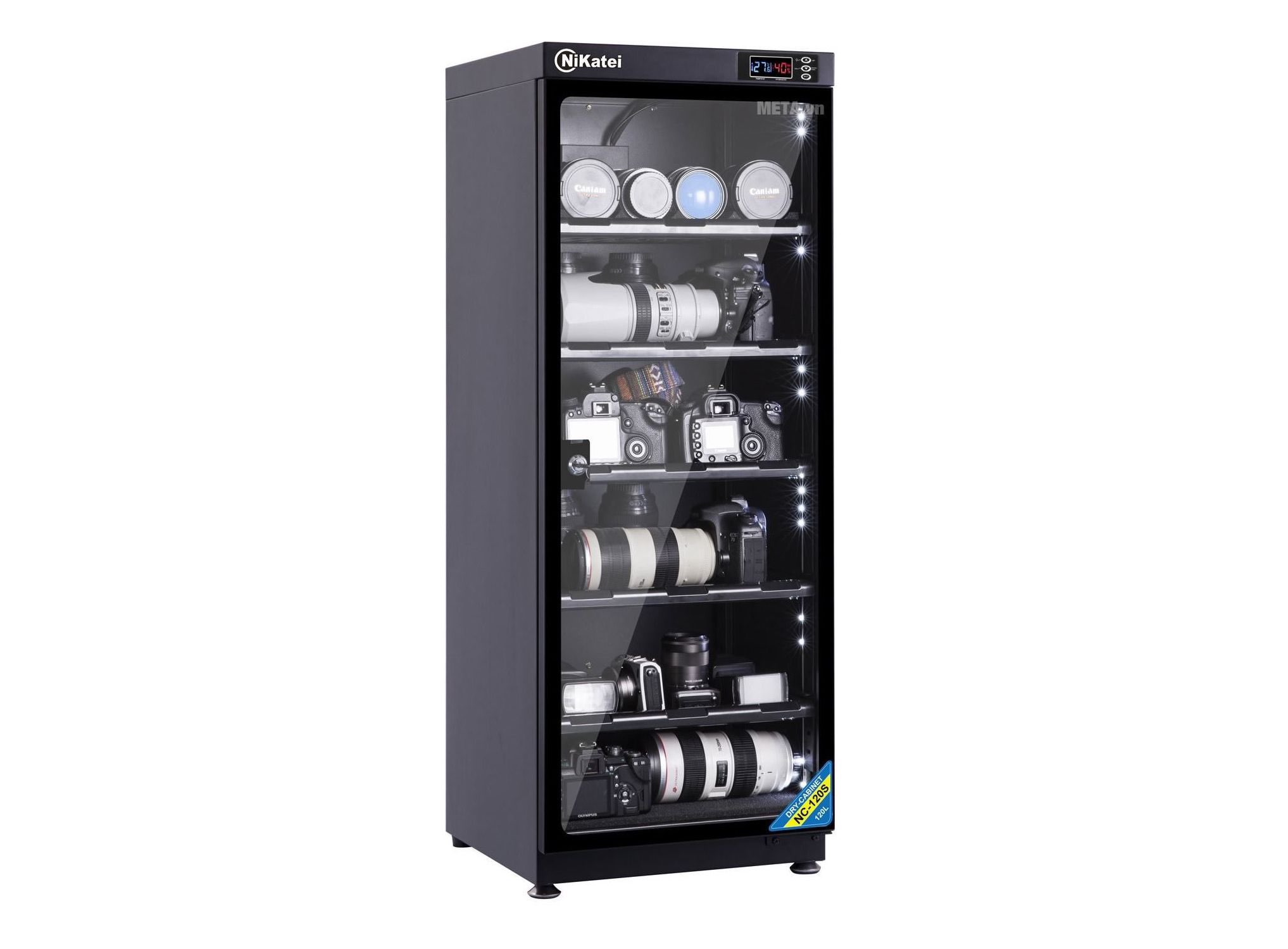 Tủ Chống Ẩm Cao Cấp Nikatei NC-125S Gold ( 125 Lít )