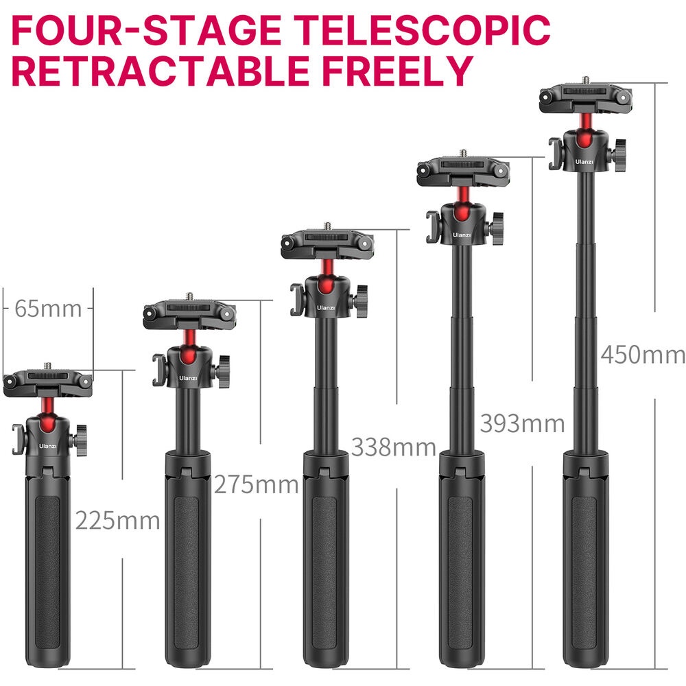 Tripod Ulanzi MT-41 Cho Điện Thoại/Máy ảnh Mirroless, DSLR - Ảnh 8