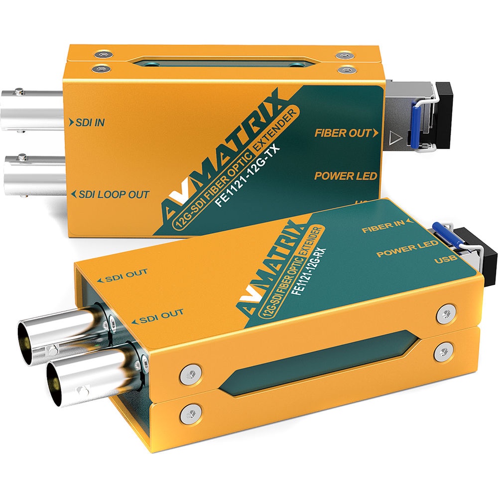 FE1121 - 12G - 12G - SDI Fiber Optic Extender