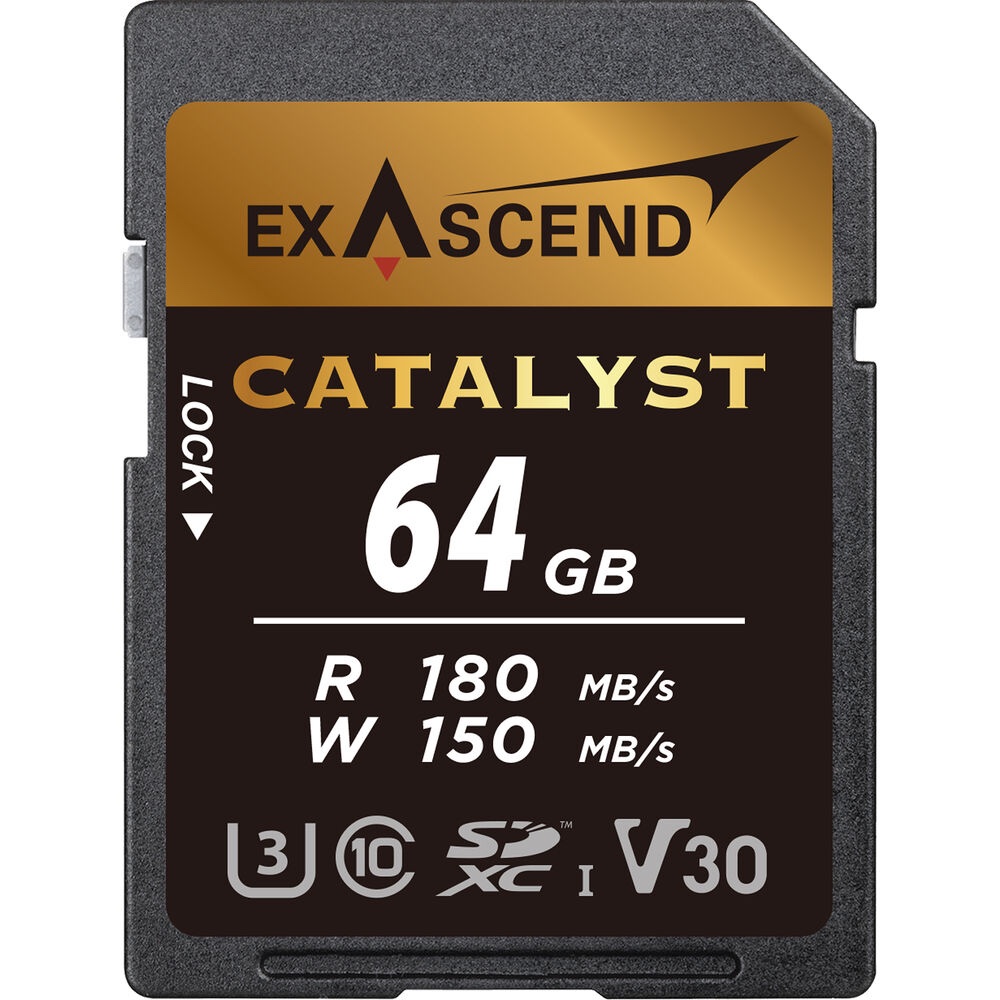 Thẻ nhớ SD Exascend 64GB V30 Catalyst | Chính Hãng