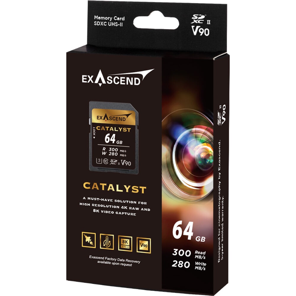 Thẻ nhớ SD Exascend 64GB V90 Catalyst | Chính Hãng - Ảnh 2