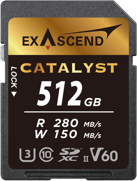 Thẻ nhớ SD Exascend 512GB V60 Catalyst | Chính Hãng