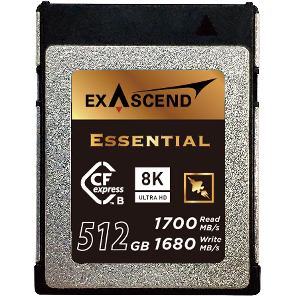 Thẻ nhớ CFexpress Type B Exascend 512GB Essential | Chính Hãng