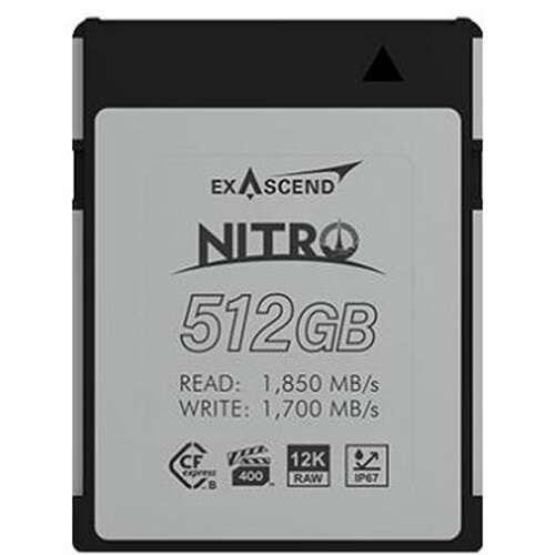 Thẻ nhớ CFexpress Type B Exascend 512GB Nitro | Chính Hãng