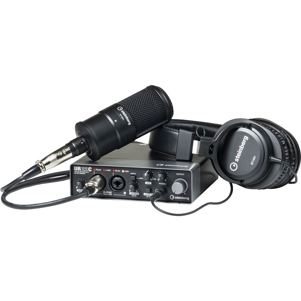 Thiết bị xử lý tín hiệu âm thanh Steinberg UR22C Recording Pack - Ảnh 3