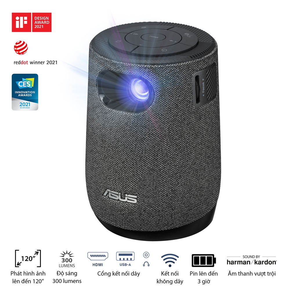 Máy chiếu mini ASUS ZenBeam Latte L1 - Chính hãng - Ảnh 4